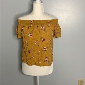 Xhilaration • off the shoulder top